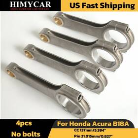 Cr-hon-b18a Himycar Forged H-beam Connecting Rods For Honda Acura B18a B18b B20b B20z 137mm