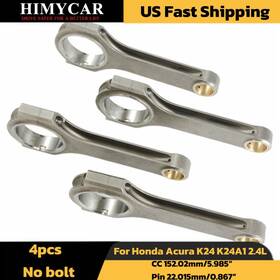 Cr-hon-k24 Himycar Forged H-beam Connecting Rods For Honda/acura K24 K24a1 K24a2 K24a4 2.4l
