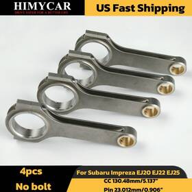 Cr-sub-ej25 Himycar H-beam Forged Connecting Rod For Subaru Wrx Sti Ej20 Ej22 Ej25