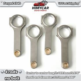 Fcr-ford-2.3t Himycar Forged 4340 H-beam Connecting Rods For Ford Explorer Mustang 2.3l 5.878ftft