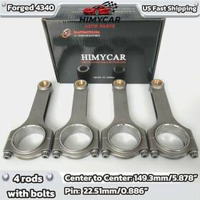 Himycar Fcr-ford-2.3tb-us 4340 H-beam Connecting Rods For Ford Mustang Focus Rs 2.3l Ecoboost