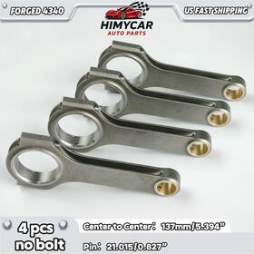 Fcr-hon-b18a Himycar Forged 4340 Connecting Rods For Honda Acura B18a B18b B20b B20z 137mm 5.394ftft