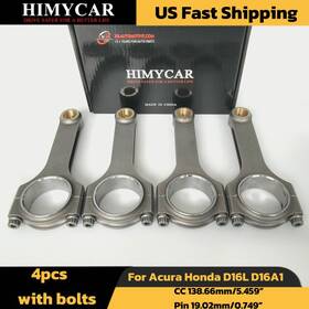 Fcr-hon-d16l-b Himycar Forged 4340 H-beam Connecting Rods For Honda Civic Crx D16l