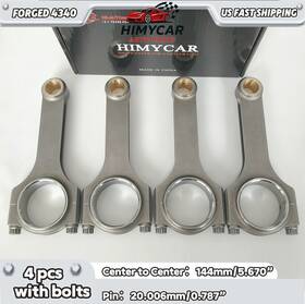 Fcr-vw1.8t-p20b Himycar Forged Connecting Rod For Audi A4 B5 Vw Passat 97-20 Pin 20mm With Bolts