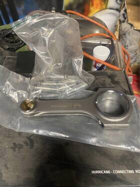 Hcr-vol-158 Hurricane Motorsports 158mm B230ft H Beam Connecting Rods Arp 2000
