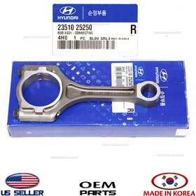 2351025250 Hyundai 2351025250/1 Genuine Connecting Rod Oem Sonata Optima Tucson Sportage Forte 2.4l Only