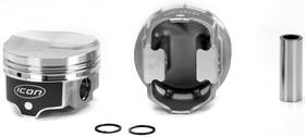 Ic10007-.040 Icon Pistons Bbc Dome Piston Set 4.165 Bore 17cc-