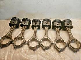 Maxxforce13 International 5870e00 Set Of 6 Diesel Engine Piston Connecting Rod