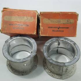 Fd57x30 Johnson Bronze Vtg Connecting Rod Bearings Fd 57 X 30 Set Of 2 4 Pieces
