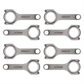 14037w-8 Manley Sbc H-beam Wissota 5.7 Inch Connecting Rod Set