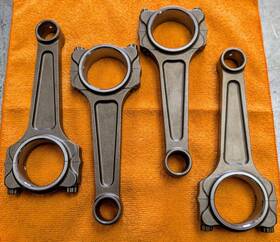 Man-14403-4 Manley I-beam Turbo Tuff Rods For 7-bolt 4g63 Dsm/evo Connecting