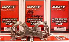 14015-4 Manley Performance For 02 Honda Crv 2.4l V-tech Dohc K24 H-beam Connecting Rod Set Of 4