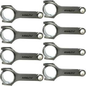 15089r-8 Manley Performance Stock Length With 24mm Pin H Tuff Connecting Rod Set For Chrysler 6.2/6.4l