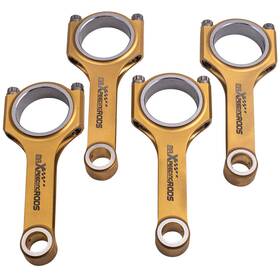 0oudy4 Maxpeedingrods 4x Connecting Rods Arp Bolts For Subaru Impreza Sti Ej20 Ej22 Ej25 Engine 5.137 Inch