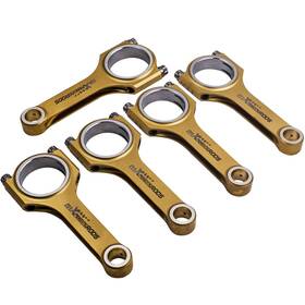 10zrbt Maxpeedingrods Titanizing Connencting Rods Arp Bolts For Audi Rs2 2.2l Turbo 5cyl 144/20mm