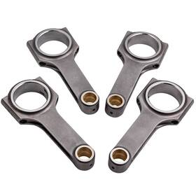 196ejv Maxpeedingrods 4140 Connecting Rod Rods For Honda Civic Crx D16 Zc Sohc Vtec D Series 5.394 Inch