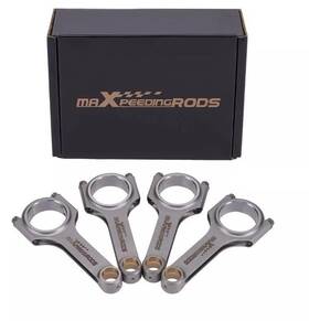 1e5kjx Maxpeedingrods 4x Forged H-beam Connecting Rods Set For Subaru Impreza Sti Ej20 Ej25 2.0l 2.5l
