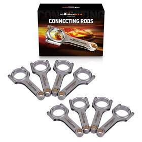 43c61d Maxpeedingrods Connecting Rods Set For Chevy Ls Sbc 6.125 Inch H-beam .927 Pin 2.100 Rod Journal
