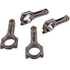 58wche Maxpeedingrods 4340 Forged H-beam Connecting Rods Arp Bolt For Toyota Corolla Celica 7afe 1.8l