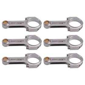 5ecwt6 Maxpeedingrods 6pcs H-beam Connecting Rods For Porsche 3.2 Carrera 911 3.3 Turbo Conrod 5 Inch