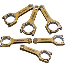 Maxpeedingrods 6rhc4t Titanized Connecting Rods For Vw Audi Tt Roadster 8n9 03-06 Convertible 3.2 Vr6