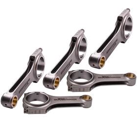 B5254t2 Maxpeedingrods 735hm0 5x H-beam Connecting Rods Arp 2000 Bolts For Volvo S60r 2.5l 2004 C200