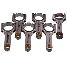 73n26p Maxpeedingrods Forged 4340 Connecting Rods For Audi Vw Golf R32 A3 3.2l Vr6 24v 84mm 6.457 Inch