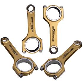 7rf29v Maxpeedingrods Titanized Connecting Rods Conrod Arp For Audi Vw Golf Gti 1.8t 225 2.0 144/19mm