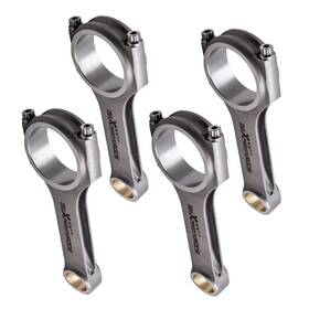 84tzxp Maxpeedingrods 4x Conrods For Audi A3 A4 A6 S4 Tt 1.8t Turbo H Beam Racing Connecting Rod 19mm
