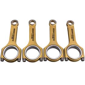 86owv3 Maxpeedingrods Titanizing Connecting Rods Arp For Audi A3 A4 A6 S4 Tt 1.8 Turbo 144/19mm