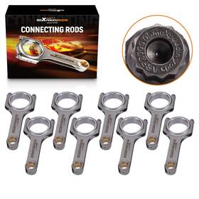 Maxpeedingrods 8qn9b4 8x H-beam Connecting Rods For Chevy Small Block V8 Sbc 5.700 Inch 2.100 .927