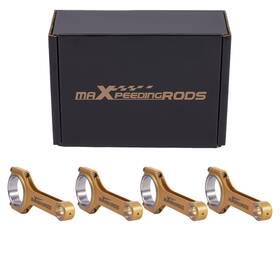 8ycp2x Maxpeedingrods Titanized Connecting Rod For Opel Calibra A 1990-97 Coupe 2.0i 16v 4x4