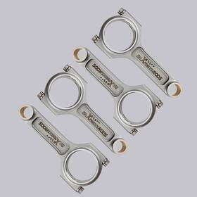 8yh2rx Maxpeedingrods I-beam Connecting Rods Arp 2000 Bolts For Subaru Impreza Wrx Ej20 Ej22 5.137 Inch