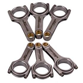 Maxpeedingrods 941503385451 6x H-beam 4340 Forged Connecting Rods Bolts For Audi Vw Vr6 Golf Corrado 2.8 2.9 Maxpeedingrods 941503385451 6x H-beam 4340 Forged Connecting Rods Bolts For Audi Vw Vr6 Golf Corrado 2.8 2.9
