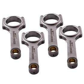 97ortn Maxpeedingrods Steel En24 H-beam Connecting Rods Arp 2000 Bolts For Rover Coupe 1.8 16v 5.24 Inch