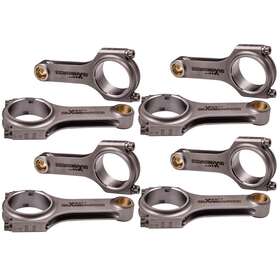 9hreup Maxpeedingrods 8 Pcs En24 4340 Forged Connecting Rods Arp 8740 Bolts For Chevrolet Small Block