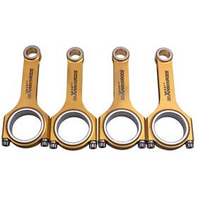 9j276b Maxpeedingrods Titanizing 4340 H-beam Connecting Rods For Vw Golf Gti 1.8t 2.0l 16v 20v 4 Cyl