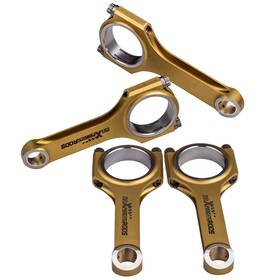 9xso15 Maxpeedingrods Titanized Connecting Rods Conrod For Audi Vw Golf Gti 1.8t 225 2.0 16v 20v 19mm
