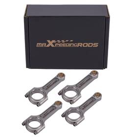 Aft61p Maxpeedingrods I-beam Connecting Rods Conrods For Honda Civic Crx D16 Zc Sohc Vtec D 5.394 Inch