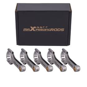 An4y2q Maxpeedingrods 5pcs Connecting Rods For Audi Rs2 2.2l 5cyl Conrod Bielle Pleuel Arp 2000 144mm