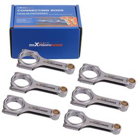 Maxpeedingrods Ao4h5c H-beam Connecting Rods Arp 2000 Bolt For Bmw M30 B35 Big 6 Engine L6 New