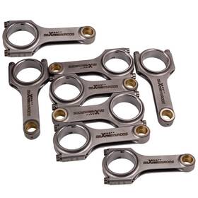 Aq0kso Maxpeedingrods En24 Connecting Rods Arp 8740 For Chevy Small Block V8 Sbc 5.700 Inch 2.100 .927