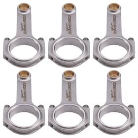Argj3q Maxpeedingrods 6pcs Connecting Rods For Porsche 911 Carrera 3.2 930 Turbo 3.3 1978-1989 5 Inch