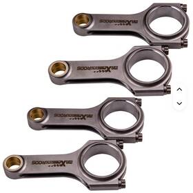 Maxpeedingrods Cr-hon-137a-4340 4340 Forged H-beam Connecting Rods Arp Bolts For Honda Civic D16 Zc D16z6 5.394 Inch