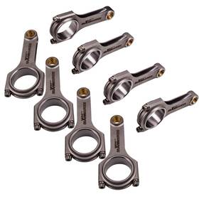 Djyuh0 Maxpeedingrods H-beam Connecting Rods Set Of 8 For Chevy Chevrolet Ls .945in Pin 6.100 Length