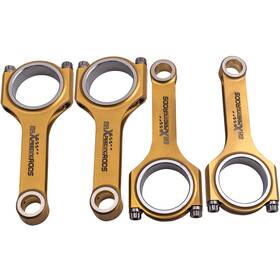 Eo21fi Maxpeedingrods 4x Titanized Connecting Rods For Honda Civic Crx D16 Zc Sohc Vtec D Arp 5.394 Inch Eo21fi Maxpeedingrods 4x Titanized Connecting Rods For Honda Civic Crx D16 Zc Sohc Vtec D Arp 5.394 Inch