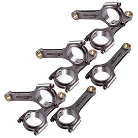 Fdzo90 Maxpeedingrods 8x H-beam Connecting Rods For Chevrolet Chevy Small Block V8 Engine Arp 5.7 Inch