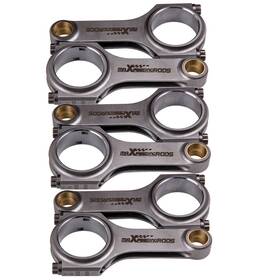 Fo41xp Maxpeedingrods En24 4340 Forged Connecting Rods Arp Bolts For Audi Vw Vr6 Golf Corrado 2.8 2.9