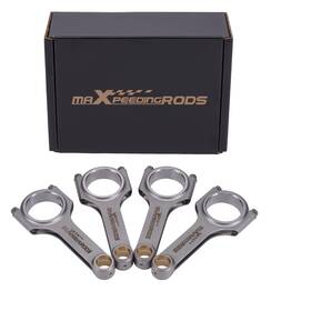 G3au0s Maxpeedingrods Forged H-beam Connecting Rods For Honda Acura 1.6l D16 Civic/crx/integra 5.394 Inch