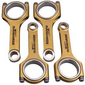 Gl4nqt Maxpeedingrods New Titanizing Connecting Rods Arp Bolts For Vw Golf Gti 1.8t 225 2.0 16v 20v